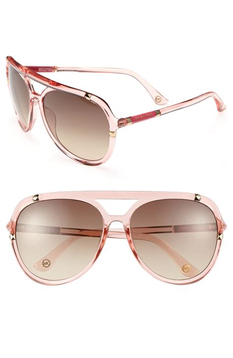 michael kors sunglasses pink gold|michael kors sunglasses with rhinestones.